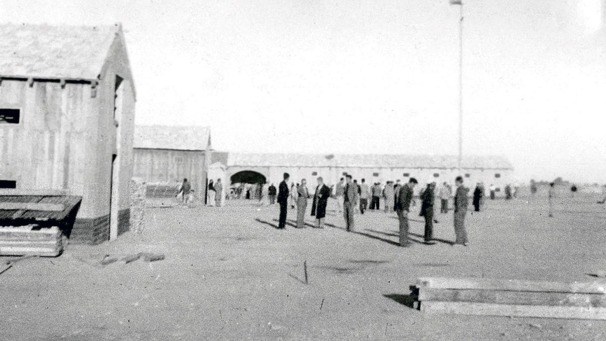 Imagen de los barracones de la colonia penitenciaria de La Savina, en Formentera.