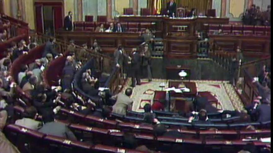 El Rey preside el acto institucional del 40 aniversario del fracaso del golpe de Estado del 23F