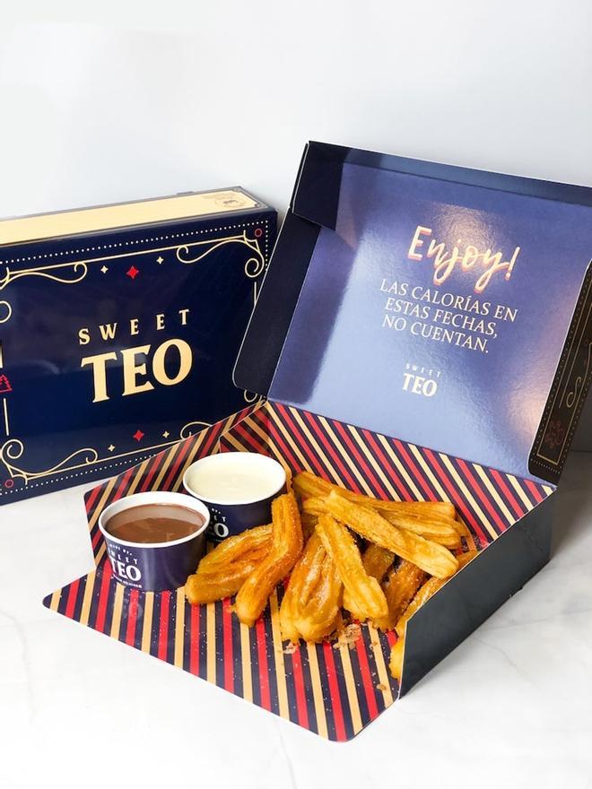 Churros para celebrar la Noche de reyes con 8 salsas para elegir