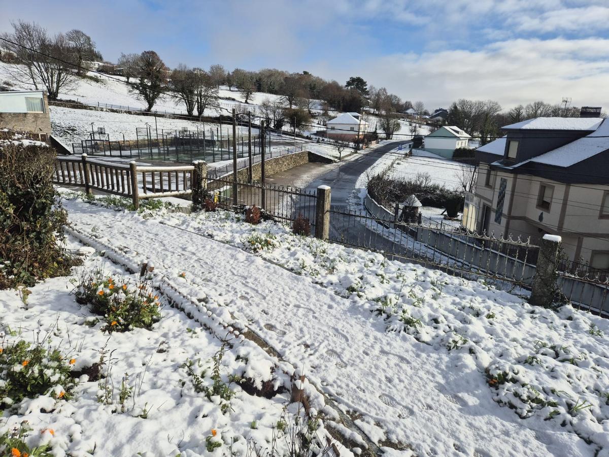 San Xoán de Río, esta mañana.