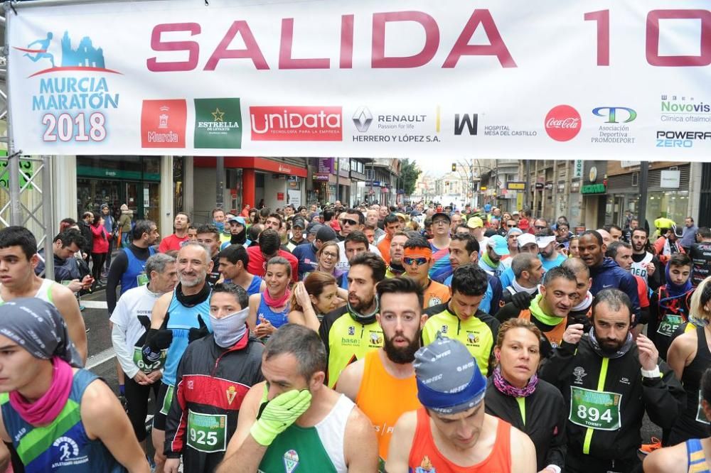 Salida 10Km de la Maratón de Murcia