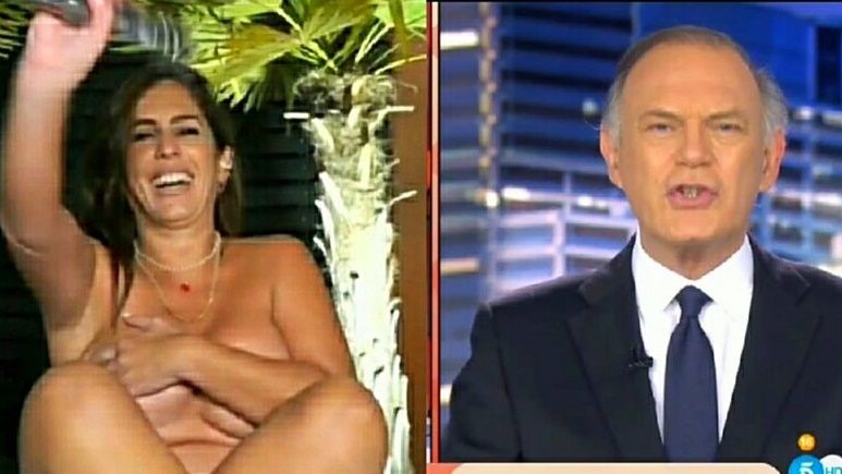 Anabel Pantoja se desnuda en 'Sálvame'