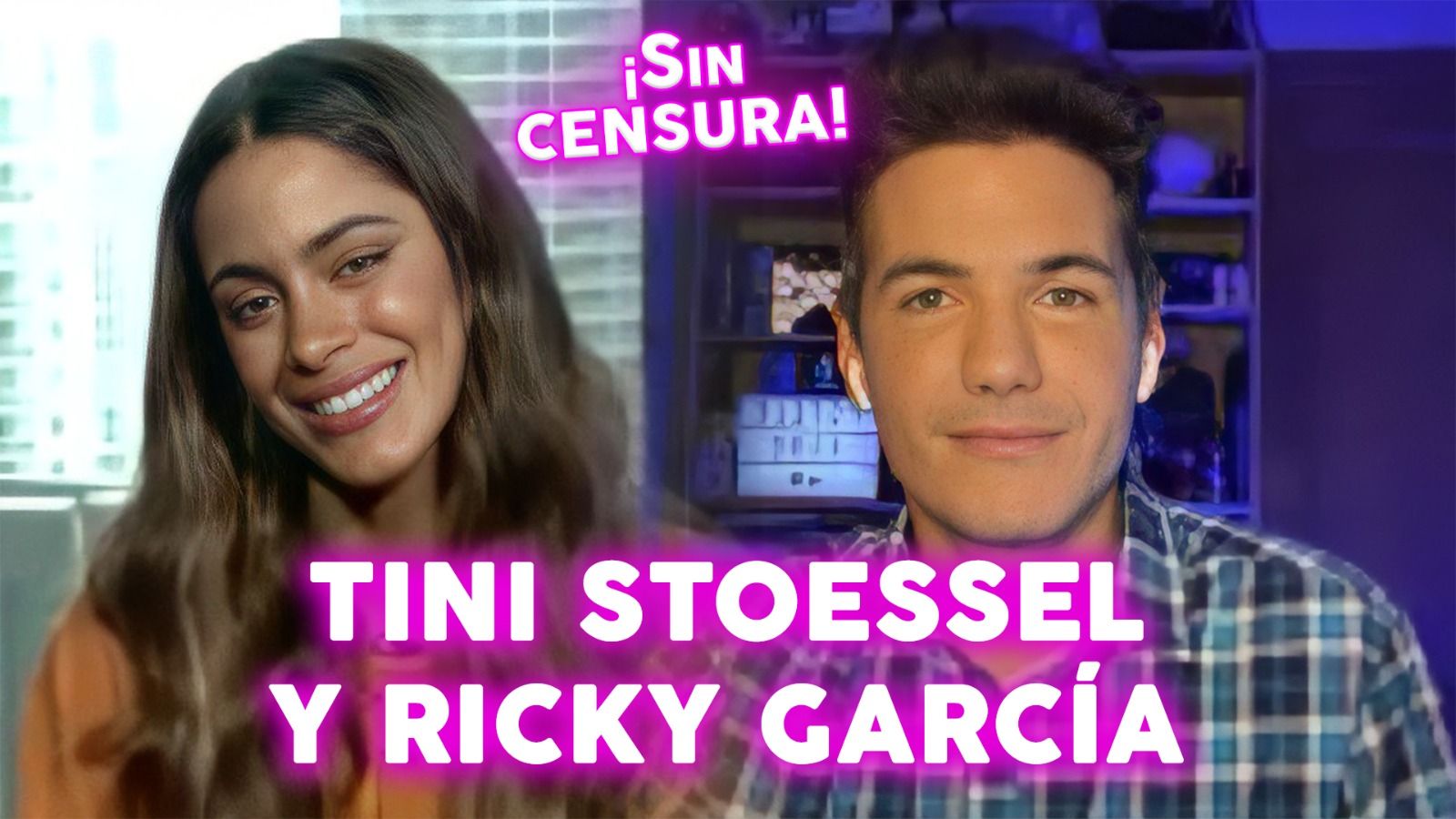 Tini Stoessel y Ricky García en 'Sin censura'