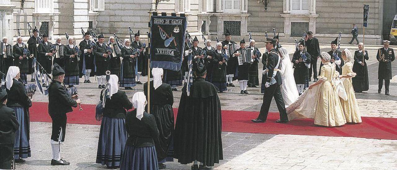 En la boda de los Reyes, en 2004.