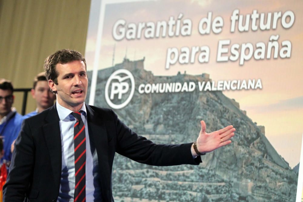 Pablo Casado proclama a los candidatos de la C. Valenciana