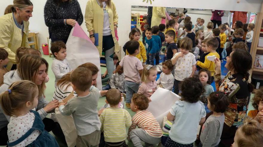 Una pasada actividad en la escuelina del Quirinal. | M. V.