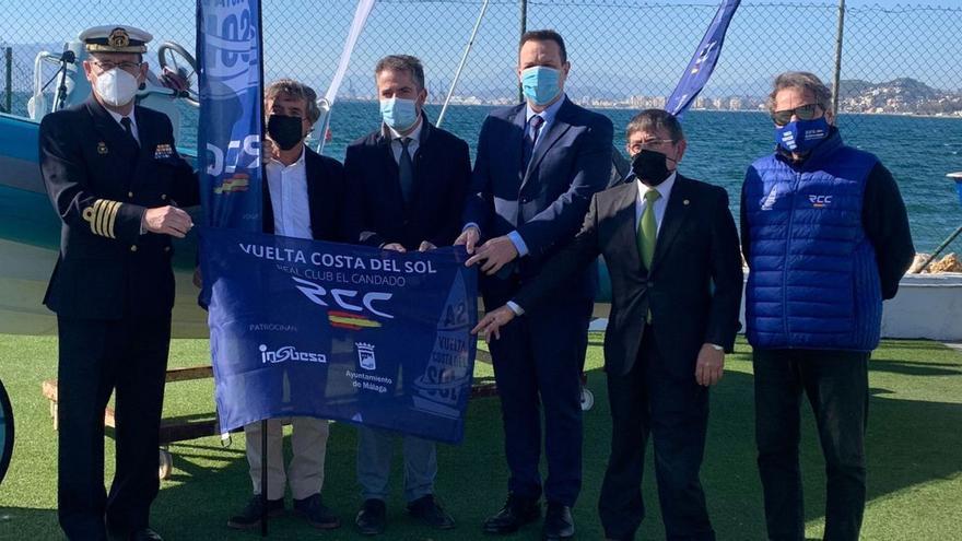 Imagen de la presentación de la regata, ayer, en el Puerto Deportivo de El Candado.