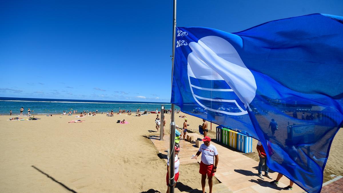 Bandera azul 2022 de Las Canteras.