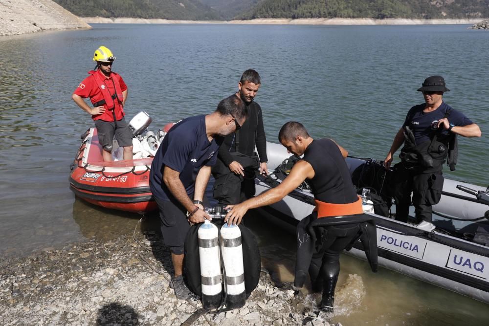 Segon dia de recerca de la parella desapareguda a Susqueda