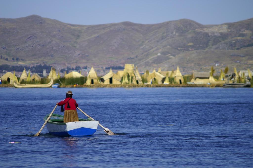 Isla de Uros, lago Titicaca