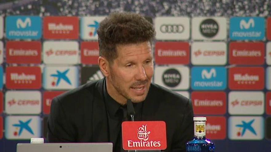 Simeone: &quot;Sentíamos que estábamos cerca de la victoria&quot;