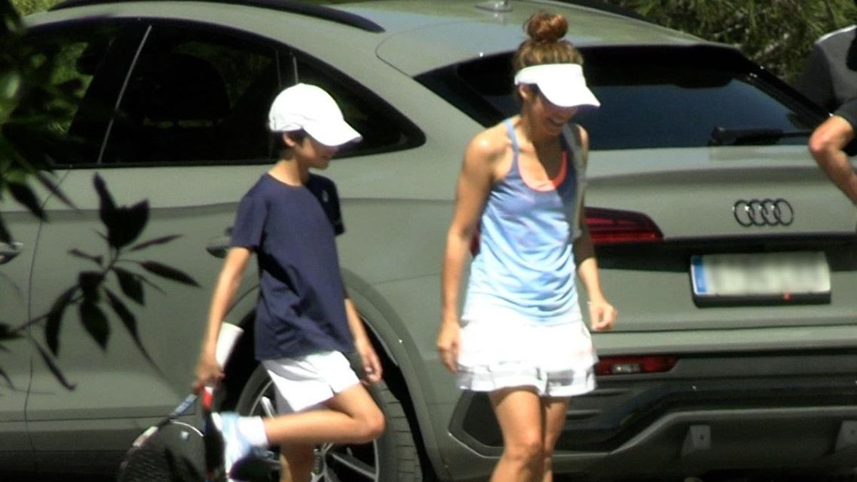 Shakira en un club deportivo.