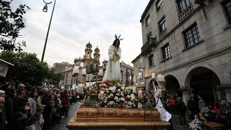 Una de las imágenes de la Procesión de los Pasos de 2019. // Gustavo Santos