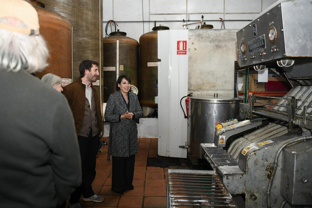 Lorenzana recorre las instalaciones