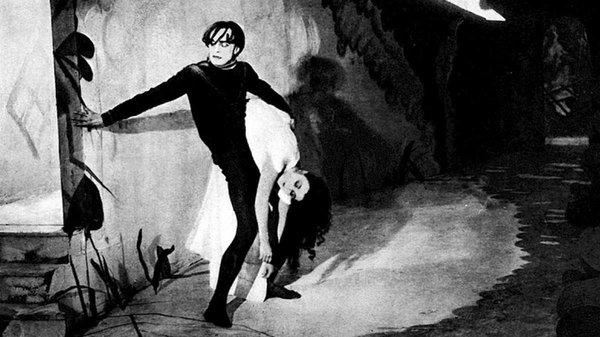 Un fotograma de 'El gabinete del Dr. Caligari'