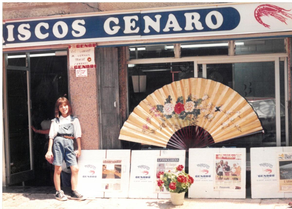 Pescadería Mariscos Genaro en la calle de Fluvià, en Sant Martí. Pescadería Mariscos Genaro en la calle de Fluvià, en Sant Martí.