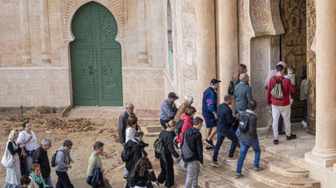 Palau del Marquès d’Alfarràs, ahir al matí. | MANU MITRU Palau del Marquès d’Alfarràs, ahir al matí. | MANU MITRU