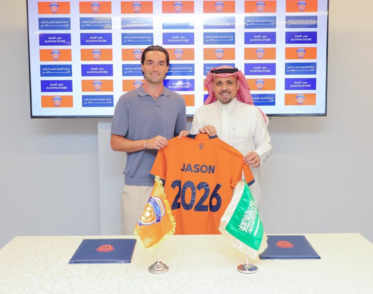 Jason, de 31 años, firmó con el Al-Fayha hasta mediados de 2026