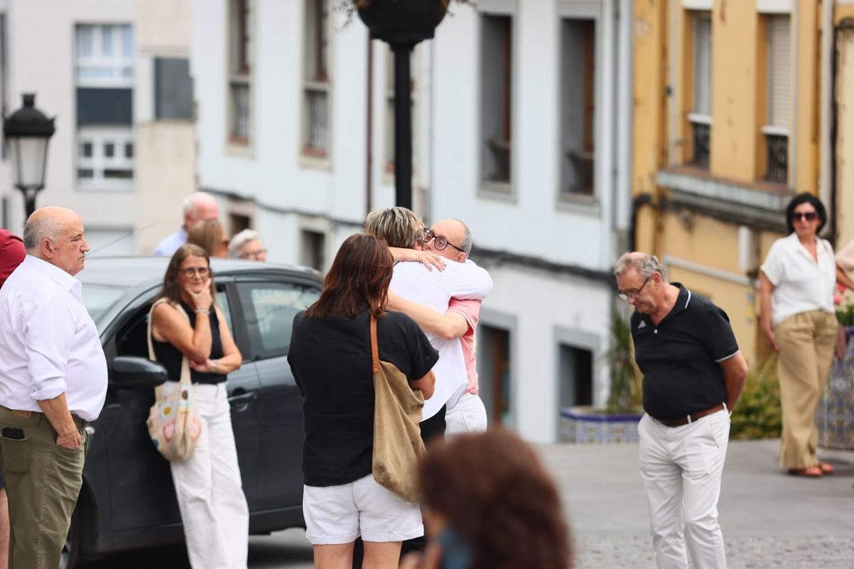 Funeral en Candás por Luis Ángel Echevarría, padre de Paula Echevarría
