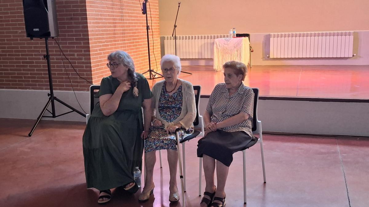 Las tres homenajeadas de Molacillos