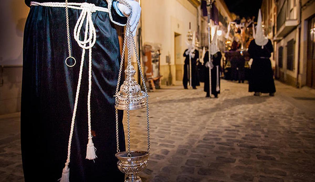 Una procesión de Semana Santa.