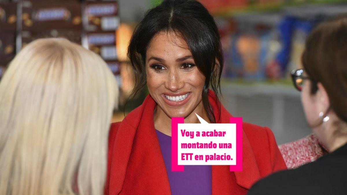 Meghan Markle bromea con montar una ETT