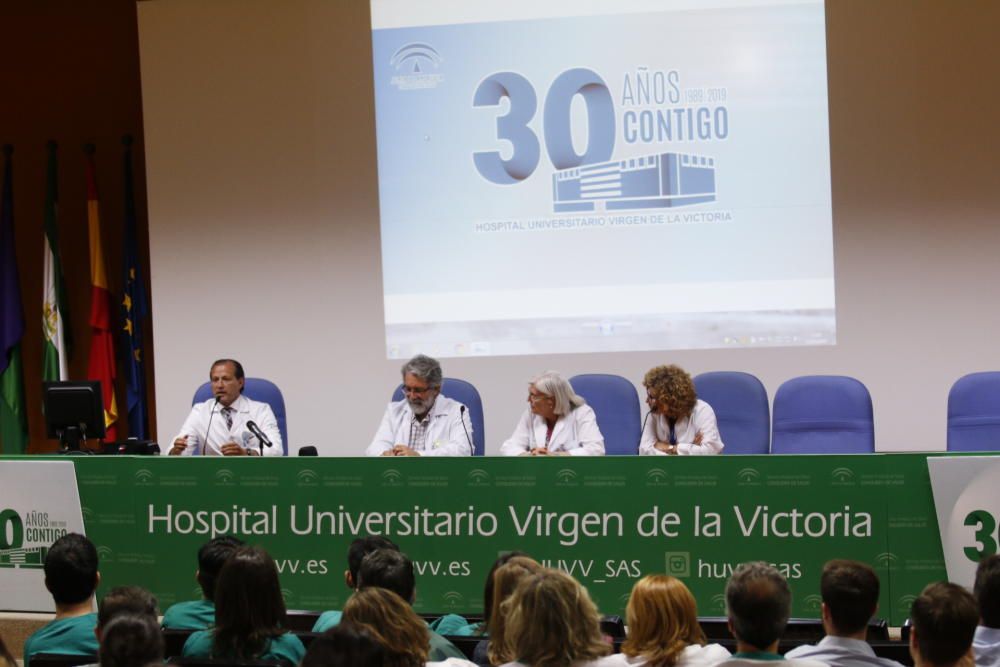 Acto de clausura de la nueva promoción de profesionales que culminan la residencia en el Hospital Clínico de Málaga