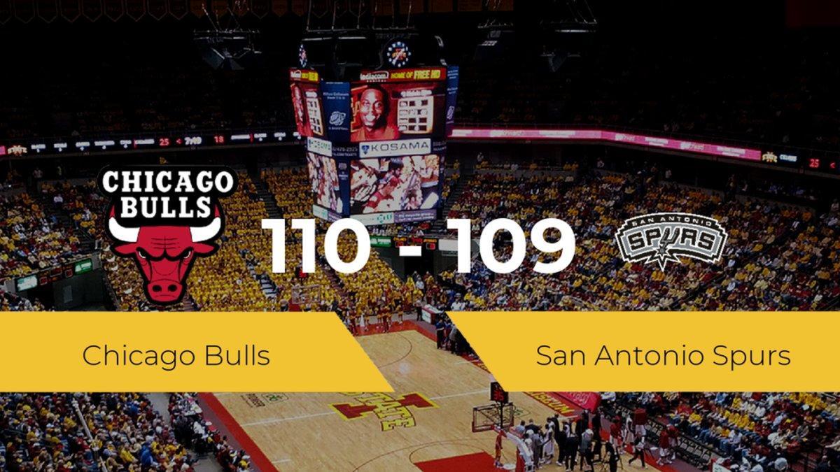 Chicago Bulls consigue la victoria frente a San Antonio Spurs por 110-109