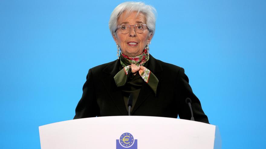 Christine Lagarde,  presidenta del BCE