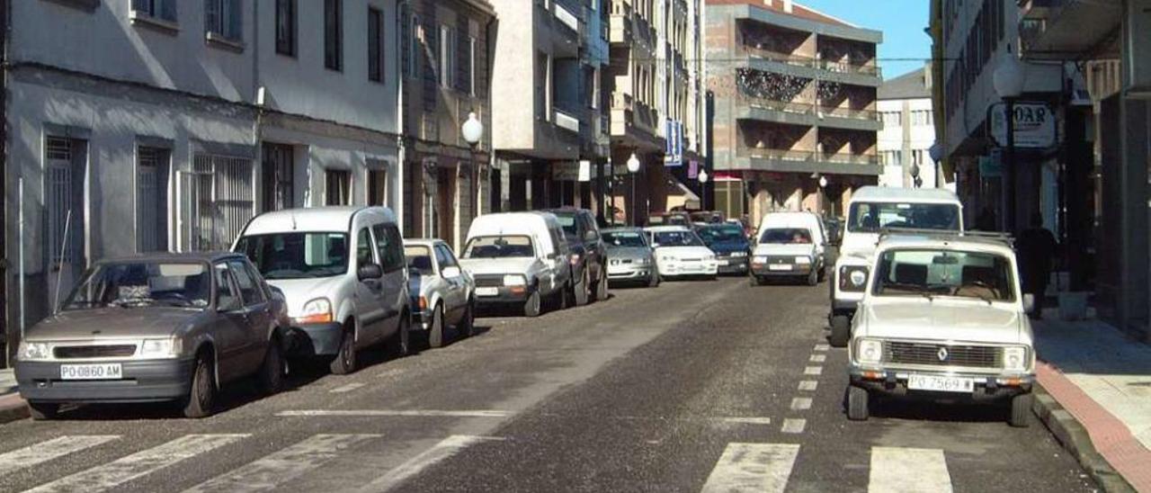 Una vista de la Avenida do Parque a comienzos del presente siglo. // Bernabé