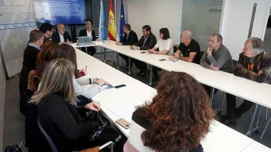 Reunión celebrada esta semana en Pontevedra. // FdV