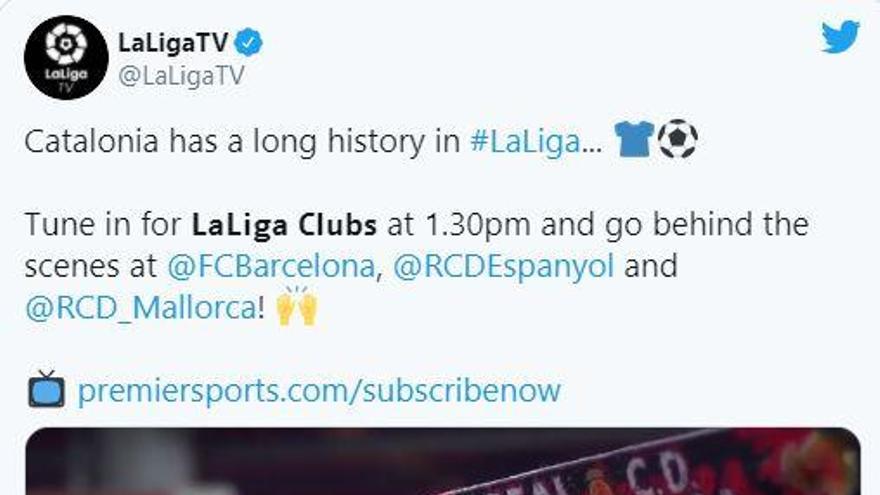 El Real Mallorca es una equipo catalán para LaLigaTV