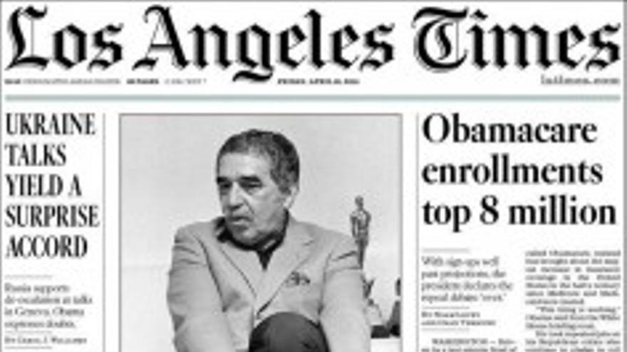 La muerte de García Márquez, en la prensa internacional