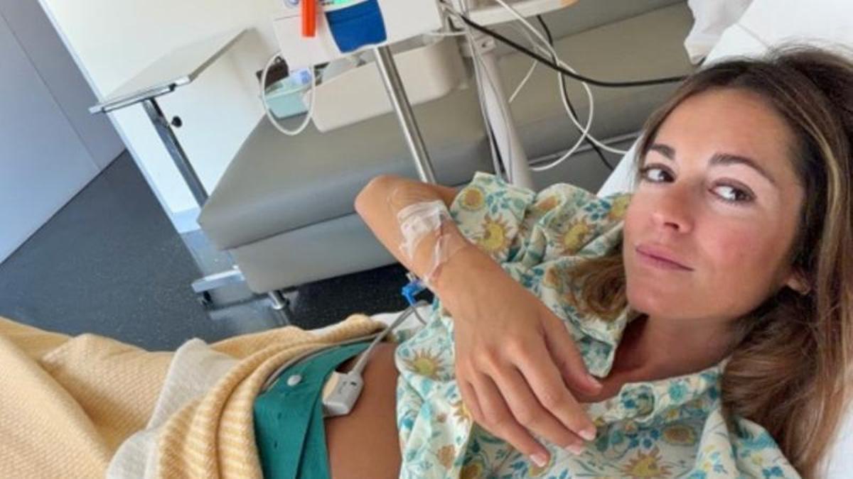 La cantante Sofía Ellar, en la cama del hospital