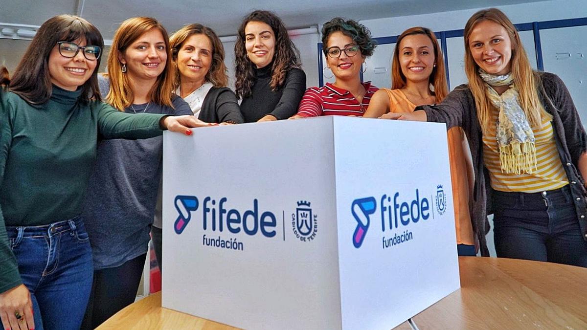 Imagen de archivo de la clausura de un curso de la Fundación Canaria Insular para la Formación y el Empleo (Fifede).