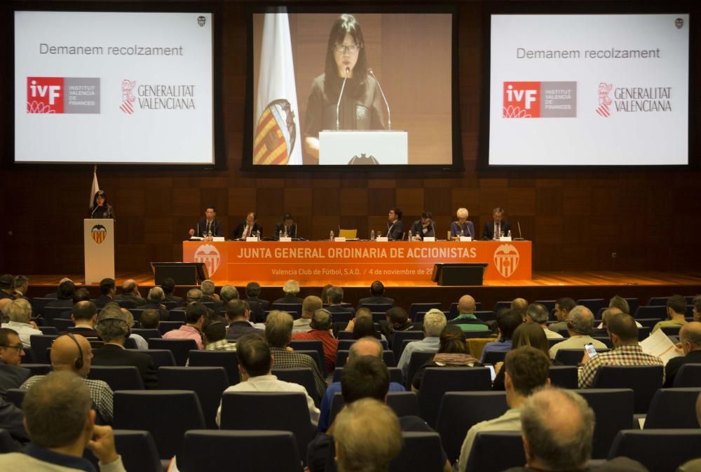 Asamblea general de accionistas del Valencia CF