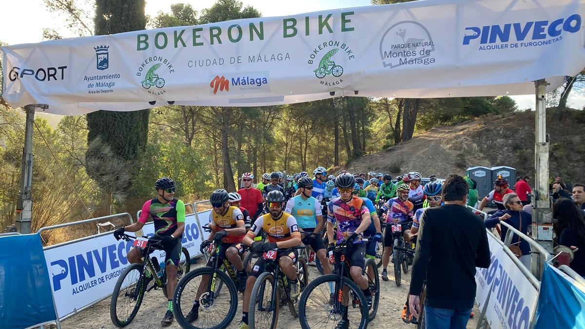 Bokeron Bike, prueba de mountain bike celebrada en Málaga con Pinveco como patrocinador.