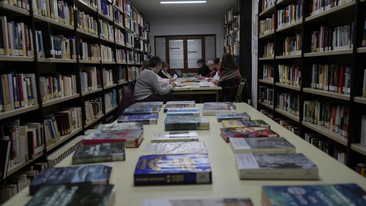 El fondo de la biblioteca de Villaralbo cuenta con más de 15.000 libros.