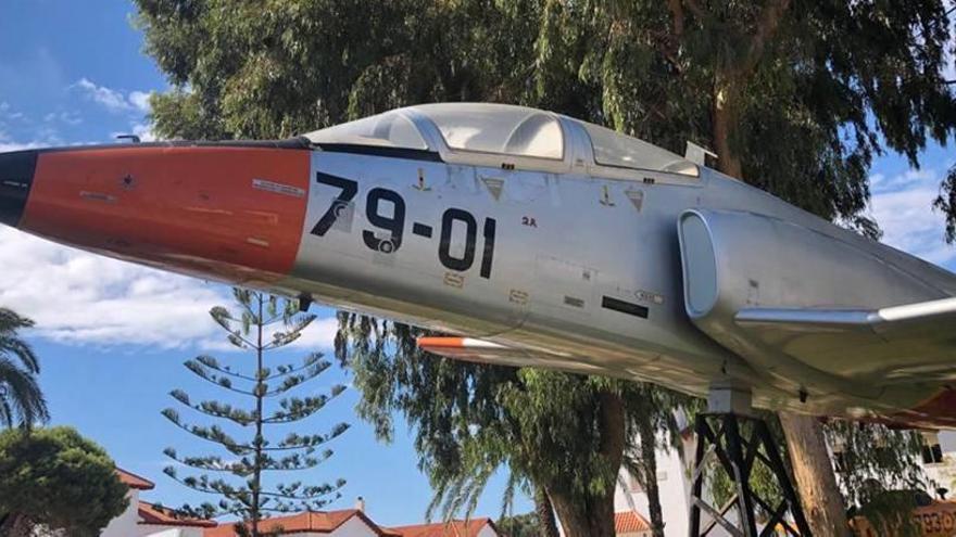 El modelo C-101 Aviojet de la Academia General del Aire (AGA) de San Javier será trasladado a Murcia en unas semanas.