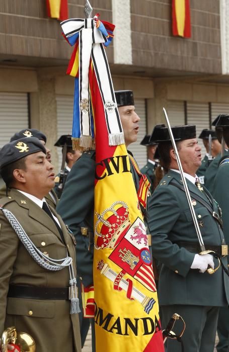 Actos oficiales en el cuartel del Rubín por el día del Pilar