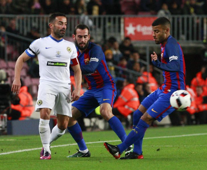 Los jugadores de Tevenet afrontan la vuelta de la Copa del Rey en el Camp Nou