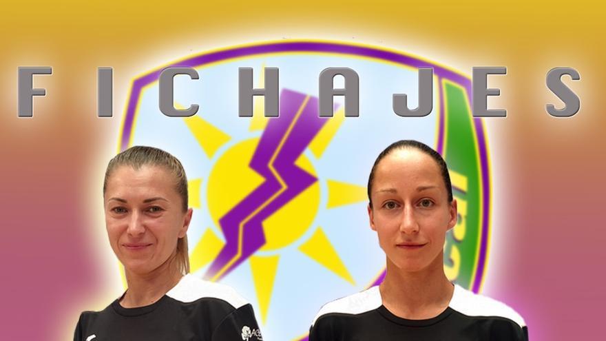 Iulia Forsiuk y Ksenia Hrytsenko, sangre ucraniana para el Atlético Torcal.