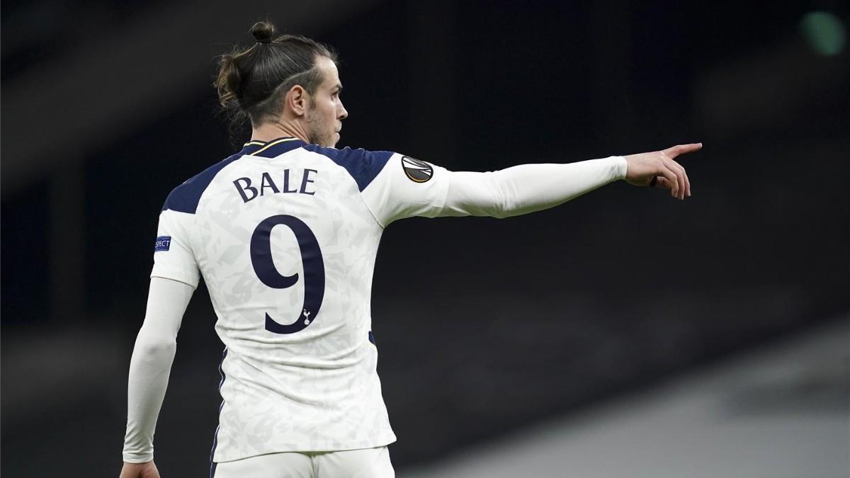 Gareth Bale durante los dieciseisavos de final de la Europa League