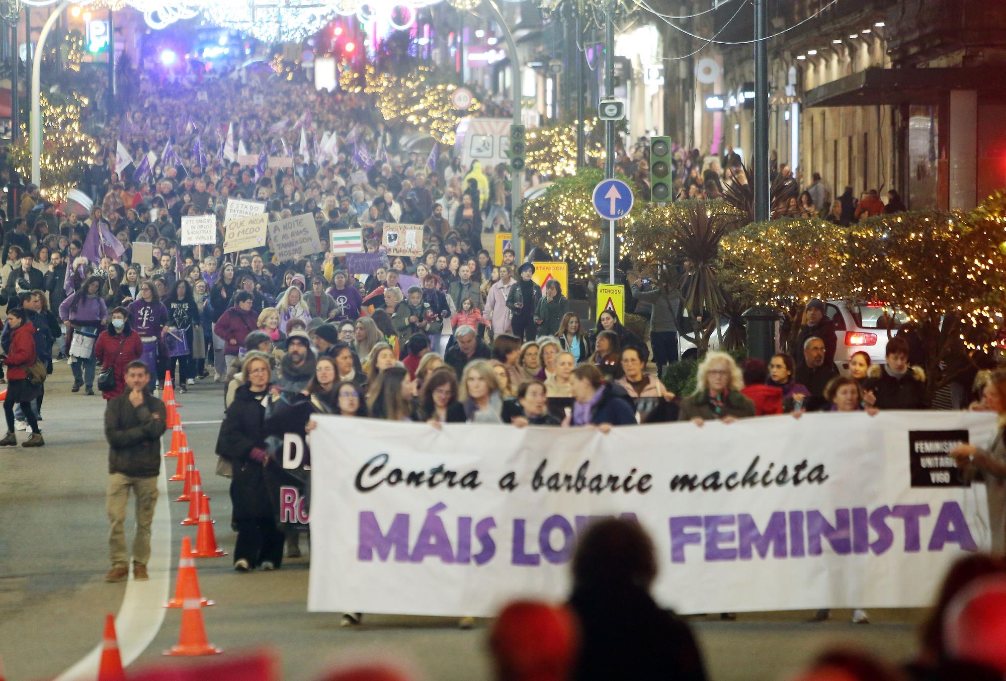 Vigo sale a la calle contra el machismo