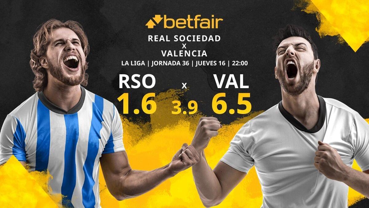 Real Sociedad vs. Valencia CF: horario, TV, estadísticas, clasificación y pronósticos