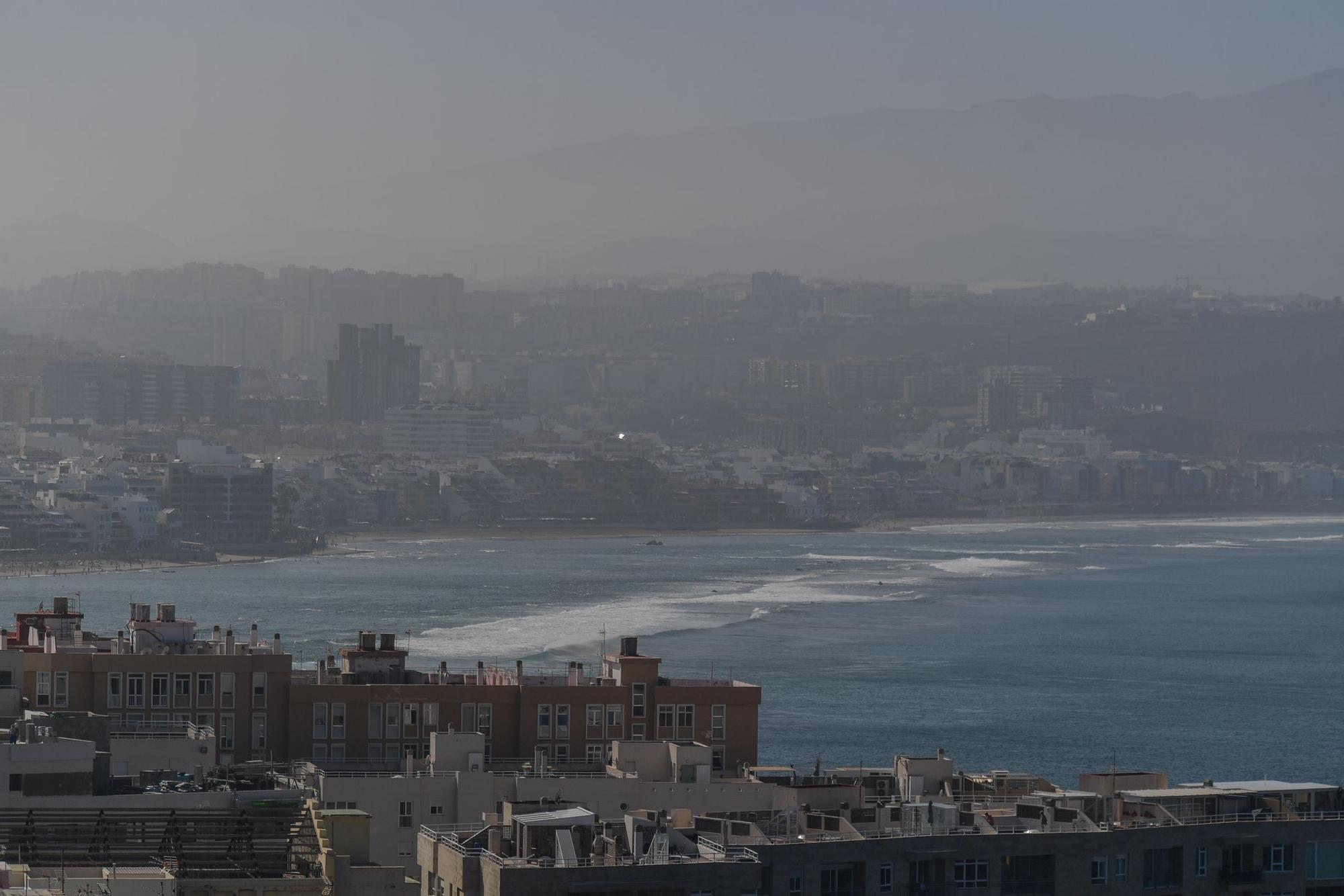 Calima en Las Palmas de Gran Canaria (29/12/2021)