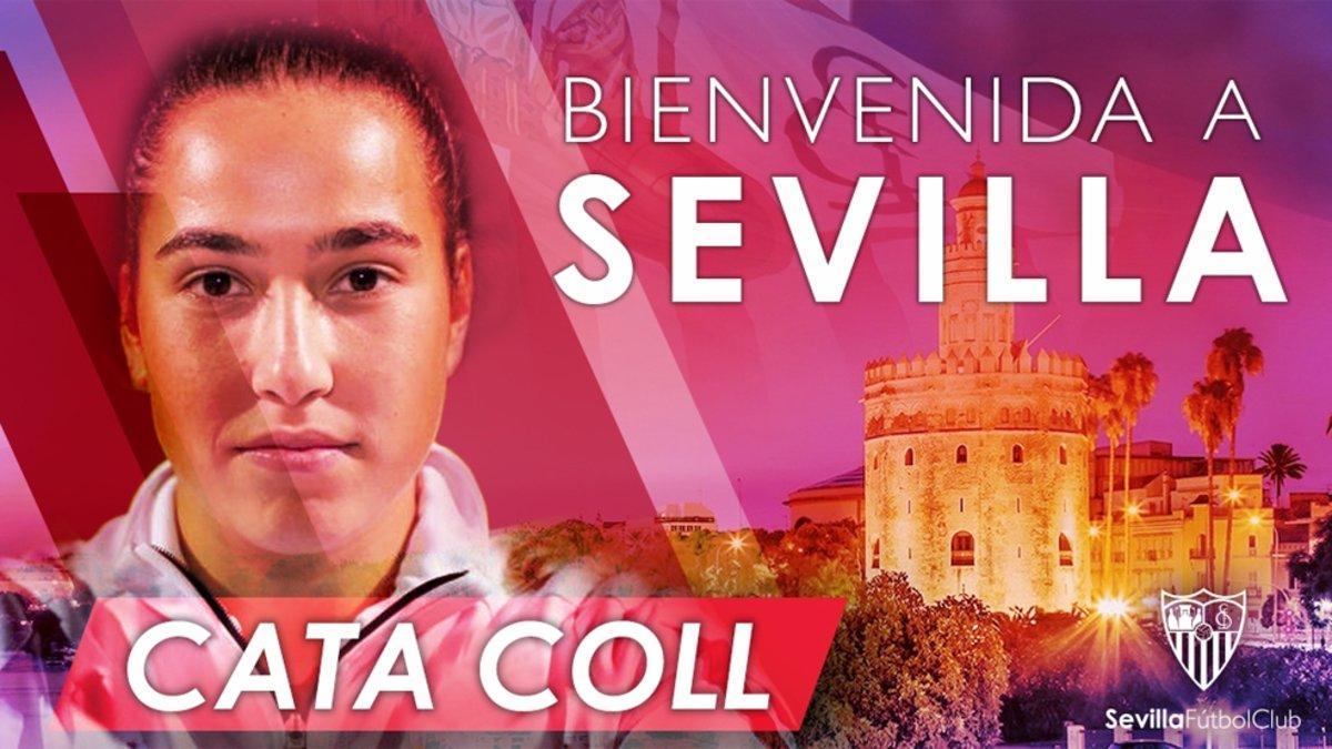 Cata Coll jugará en el Sevilla esta temporada