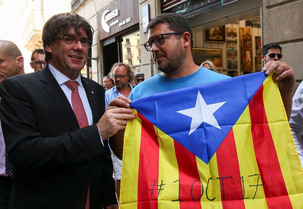 Puigdemont fixa la data i la pregunta del referèndum