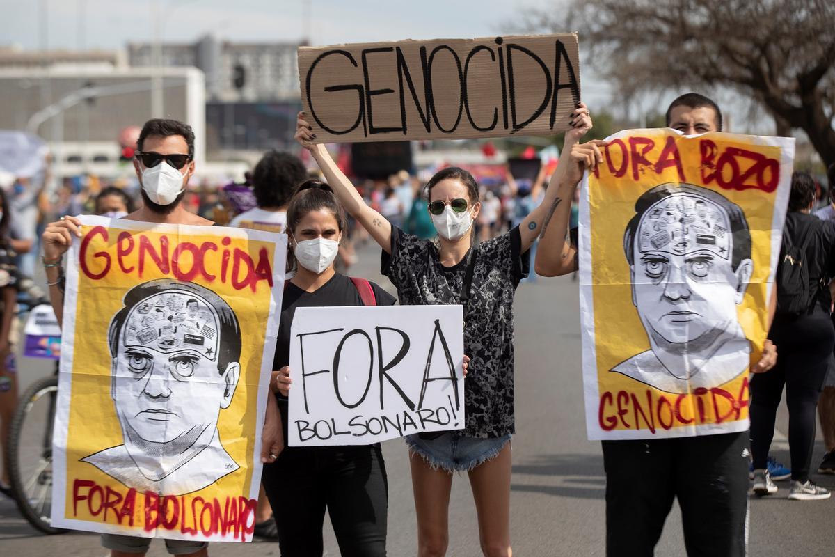 Protestas contra Bolsonaro en Brasil