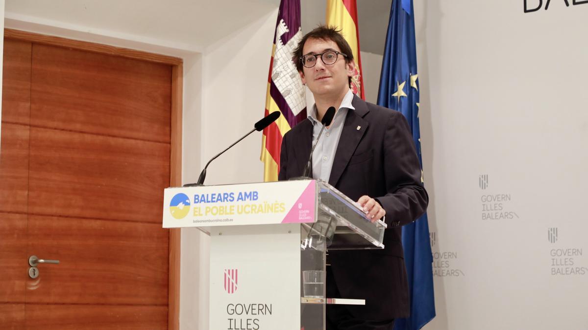 Iago Negueruela, portavoz del Govern.